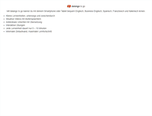 Tablet Screenshot of dalango.de
